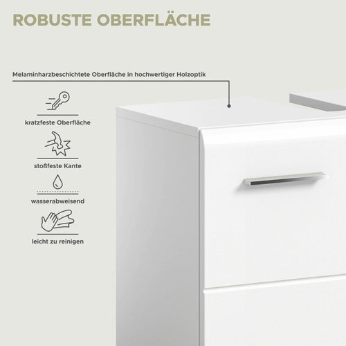 Furnilux Badkamercombinatie Ice 3-delig - 105cm x 185cm x 32cm