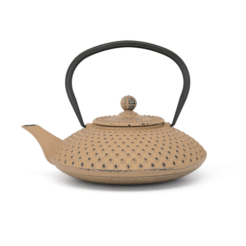 Bredemeijer - Gietijzeren theepot Xilin - 1,25 liter - Camel - Met filter - vtwonen shop