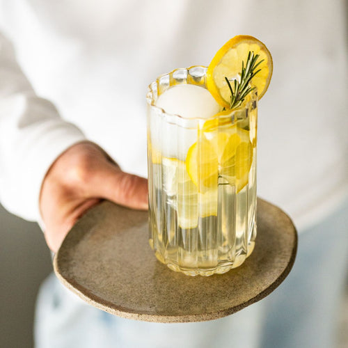 Brut Homeware | Longdrink Gaia | Set van 4 | Sapglas | 460ml | helder - vtwonen shop