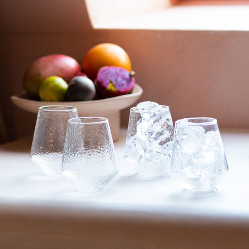 Brût Homeware | Waterglas Claude | Set van 4 | Wijnglas | 400ML | helder