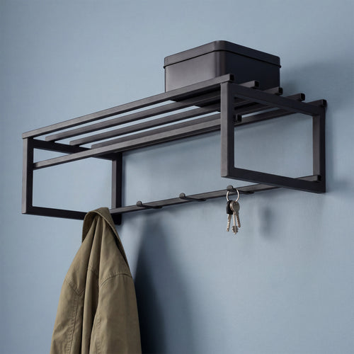 Spinder Design Wandkapstok AXEL 2 - Zwart