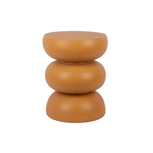 Leitmotiv kruk Curva - geel - Ø35.5cm