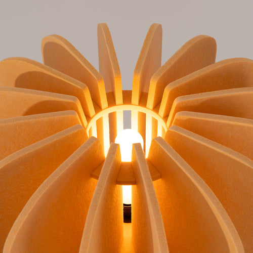 Sollux Lighting Staande lamp MULA 45 geel - 45x45x134cm