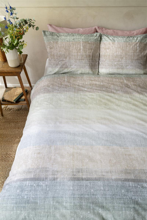 Ariadne at Home dekbedovertrek Colour Harmony - 140x200/220 cm - blauw groen - vtwonen shop