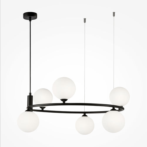 Maytoni - Hanglamp Ring - Zwart - Ø58 - vtwonen shop