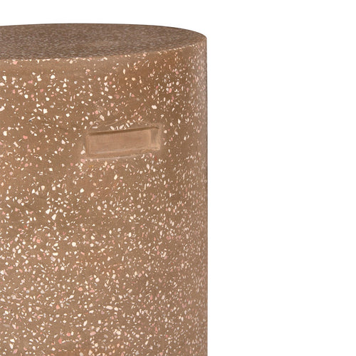 Lisomme Guido Rond Krukje Terrazz  Ø37 cm - Bruin - vtwonen shop