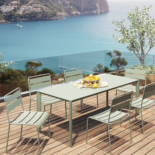 Kare Design Tuintafel Twist 200x90cm groen - vtwonen shop