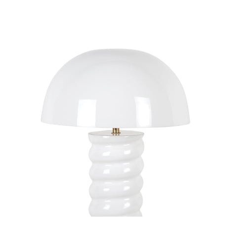 Leitmotiv tafellamp Gracio - wit - Ø30cm - vtwonen shop