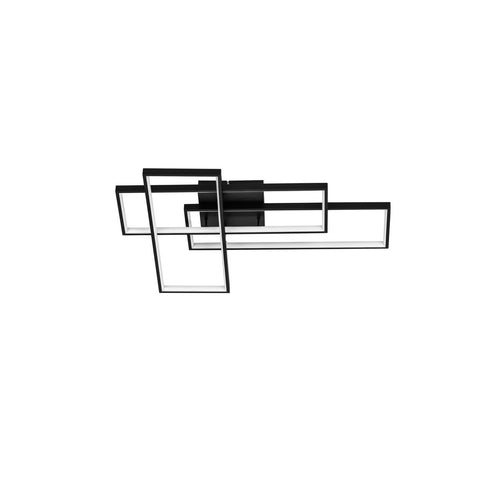 Nova Luce ALIS Geïntegreerde LED-wandlamp Sandy Black Triac dimbare LED 48W 2200lm 3200K