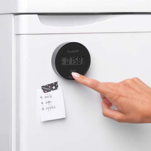 Brabantia Tasty+ Kookwekker met magneet - Dark Grey