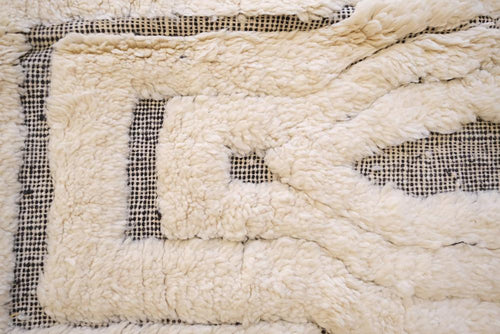 AFK Living vloerkleed Berber - handgemaakt - Wol - 144 x 255 cm