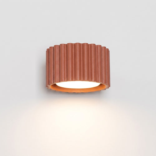 Sollux Lighting Wandlamp AURA rode oker Gx53 - 10x12x6cm