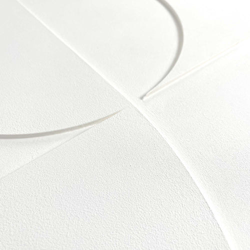 Reinders Playing White schilderij 3d art -  wit - woonkamer - 70x50cm