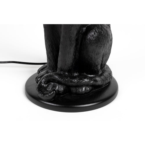 Bold Monkey Proudly Crowned Panther vloerlamp zwart