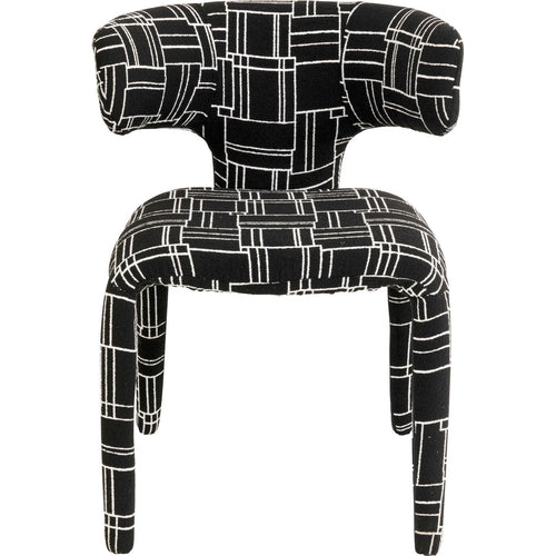Kare Design Stoel Tobi Trio zwart