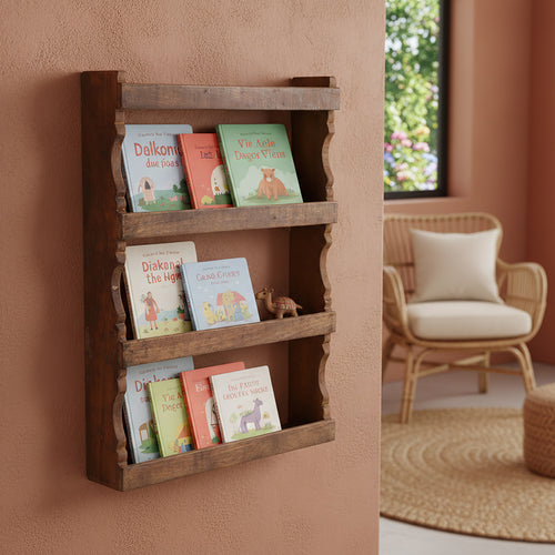 Raw materials kruidenrek Factory - FSC gerecycled hout - 48x10x58 cm