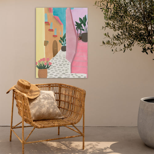 Art for the Home Buitencanvas - Dromerige Laan - 70x50cm