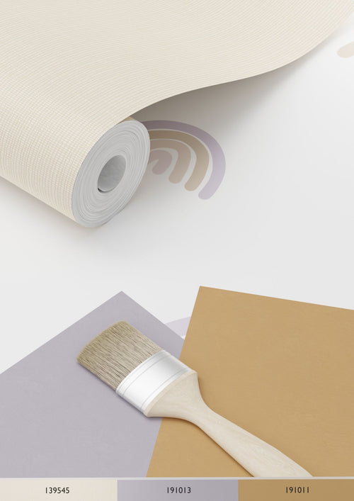 ESTAhome behang regenboogjes lila paars en beige en wit - 53 cm x 10.05 m - 139683 - vtwonen shop