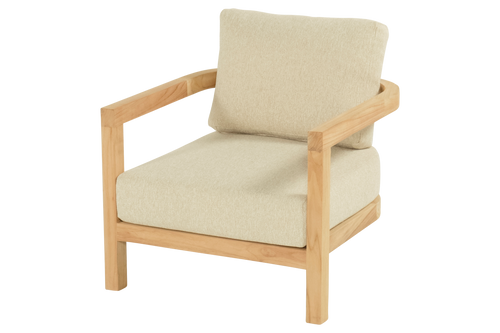 Hartman Loungestoel Moira - Teak Naturel - 76x81x60cm