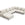 Cosmopolitan Design Panoramische hoekbank rechts Vienna 7-zits, structurele stof, donkergrijs - 235x330x95cm