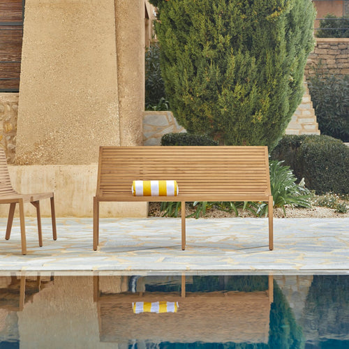 Tikamoon Massief teakhouten 2-zits tuinbank - Naturel - vtwonen shop