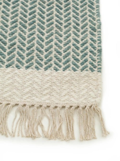benuta wollen loper Kim - mint - 70x200 cm