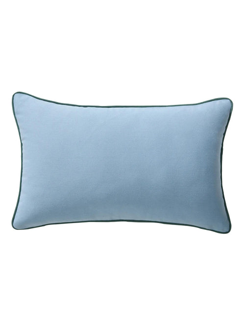 benuta kussen Ines - blauw/groen - 30x50 cm