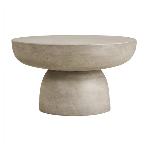 Artichok Tycho fiberclay salontafel grijs - Ø70 x 40 cm