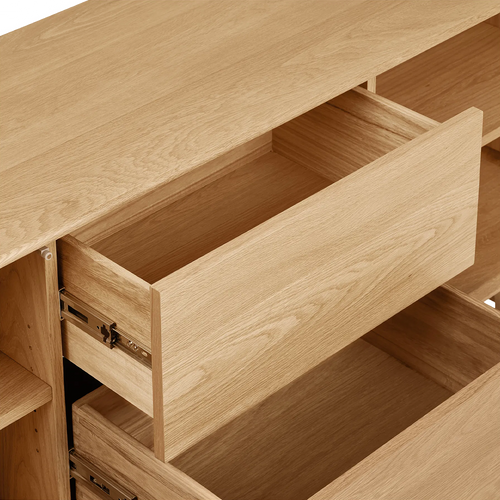 Artichok Mels Eikenhouten Sideboard Naturel - 180 x 75 cm