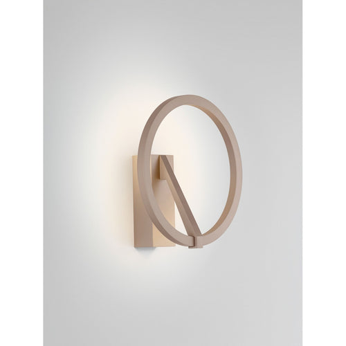 Nova Luce TILIA  Tilia Geïntegreerde LED-wandlamp Champagne Goud LED 10W 457lm 2700-3000-4000K CCT Dip-schakelaar
