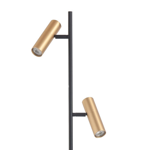 Highlight vloerlamp Trend - 2 lichts - 30  x 141   cm - zwart goud - vtwonen shop