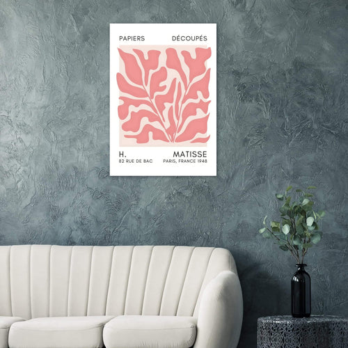 Artfulprints  Matisse – Seabed shapes taupe   poster A4 21x29.7 cm - vtwonen shop