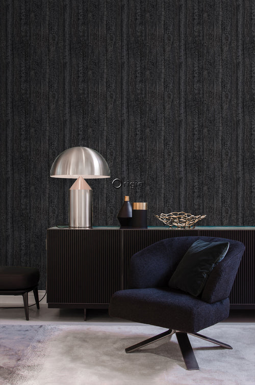 Origin Wallcoverings behang houtmotief zwart - 53 cm x 10,05 m - 347531 - vtwonen shop