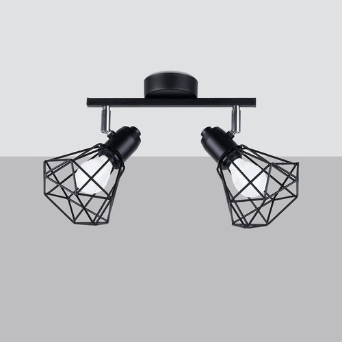 Sollux Lighting Plafondlamp ARTEMIS 2 zwart - 31x17x19cm