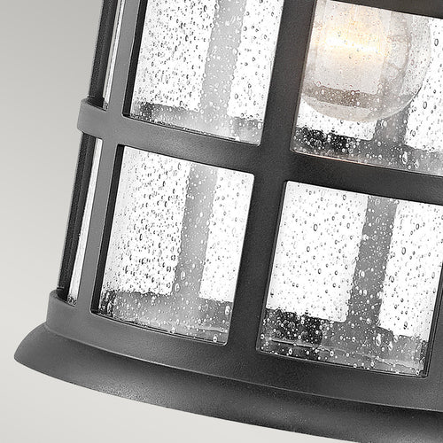 Elstead Hinkley Freeport Outdoor Wandlantaarn Getextureerd Zwart, IP44