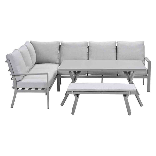 Garden Impressions lounge dining set Senja valley sand - 4-delig - links - vtwonen shop