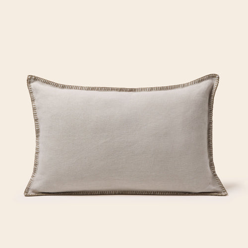 Madura Kussenovertrek Nino beige en slinger 40x60 cm