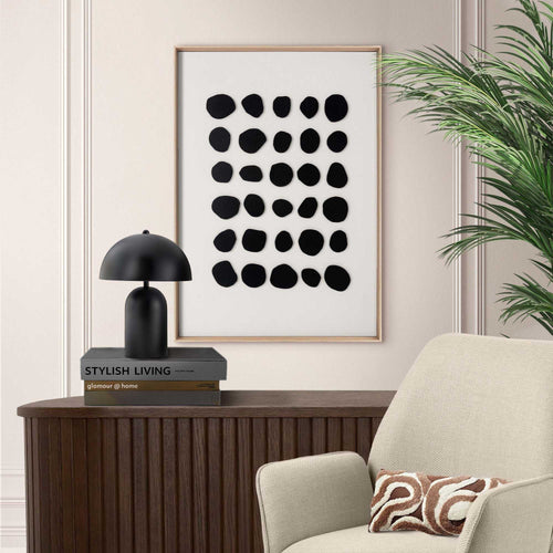 Reinders schilderij 3d art Zwart-wit balans - 70x50cm