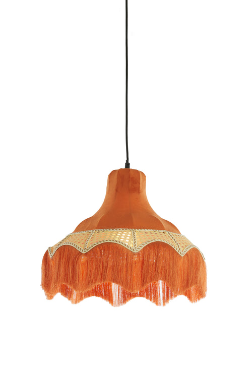 Light & Living hanglamp MIZIA - Ø40x35.5cm - oranje