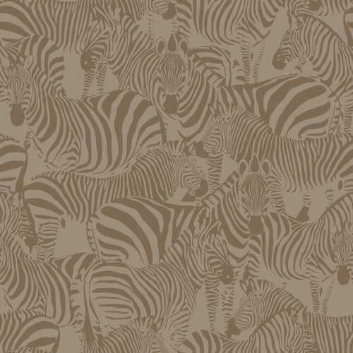 Origin Wallcoverings behang zebra's donker beige - 50 x 900 cm - 347911 - vtwonen shop