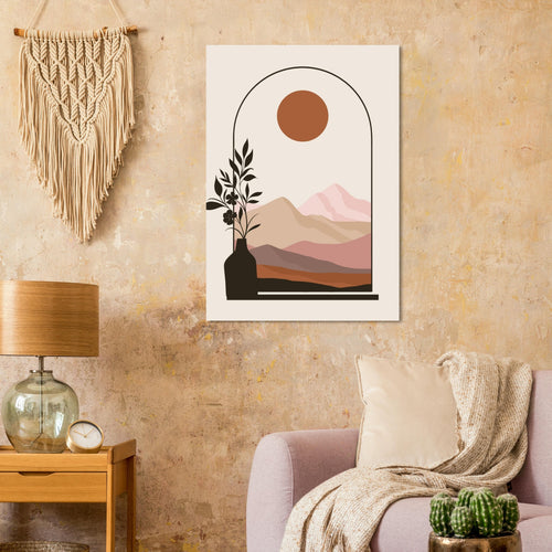 Artfulprints  Boho – Blush horizon   poster 70x100 cm - vtwonen shop