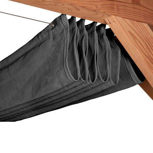 Platinum schaduwdoek Harmonica - antraciet - 290 x 400 cm