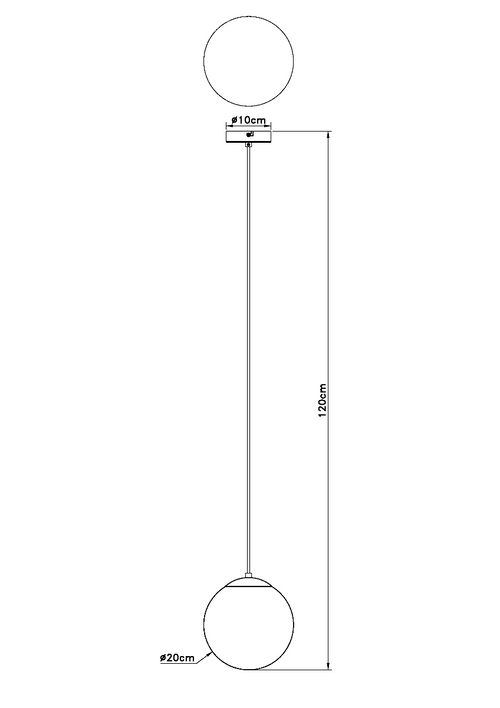 Lighto | Hanglamp cafe zwart met opaal glas 20 cm Ø | Evie - vtwonen shop
