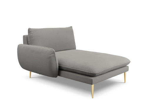 Cosmopolitan Design linker meridiaan Vienna boucle, grijs - 170x110x95cm
