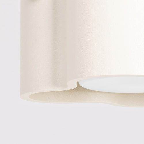 Sollux Lighting Plafondlamp OVIO 1 beige Gx53 - 12x12x6cm