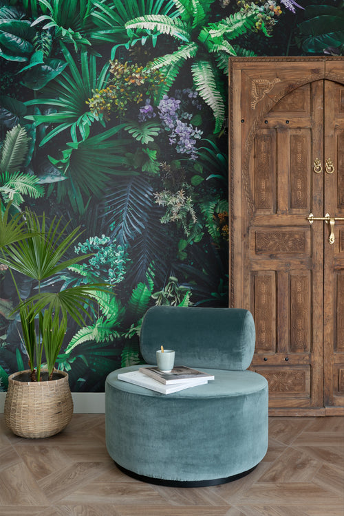 ESTAhome fotobehang tropische planten groen - 232.5 x 279 cm - 158900 - vtwonen shop