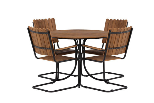 Rebellenclub Tuinset Ellix - Naturel Zwart