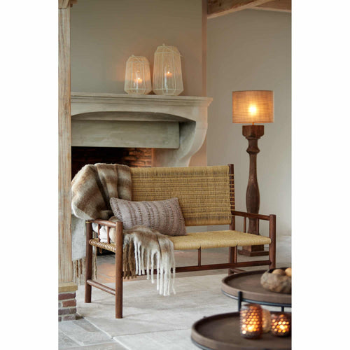 Light & Living vloerlamp Robbia - bruin - 23x23x125cm
