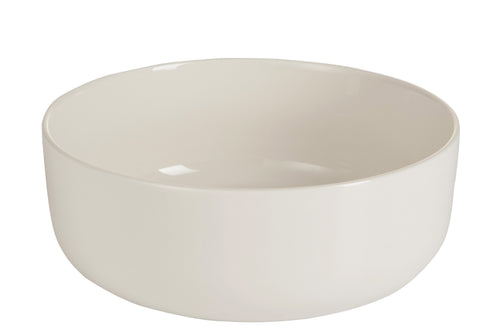 J-Line kom Rand - porselein - wit - large