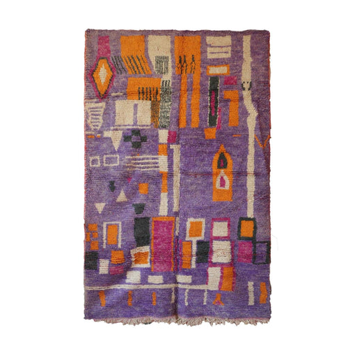 AFK Living vloerkleed Berber - handgemaakt - Wol - 120 cm x 170 cm